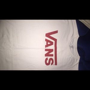 Men's White vans t-shirt
