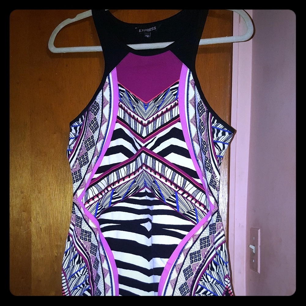 Colorful fun mini dress