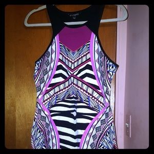 Colorful fun mini dress