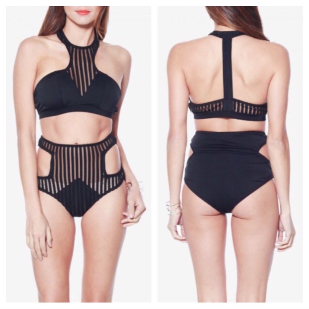 Sexy High Waisted Two Piece bikini