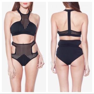 Sexy High Waisted Two Piece bikini