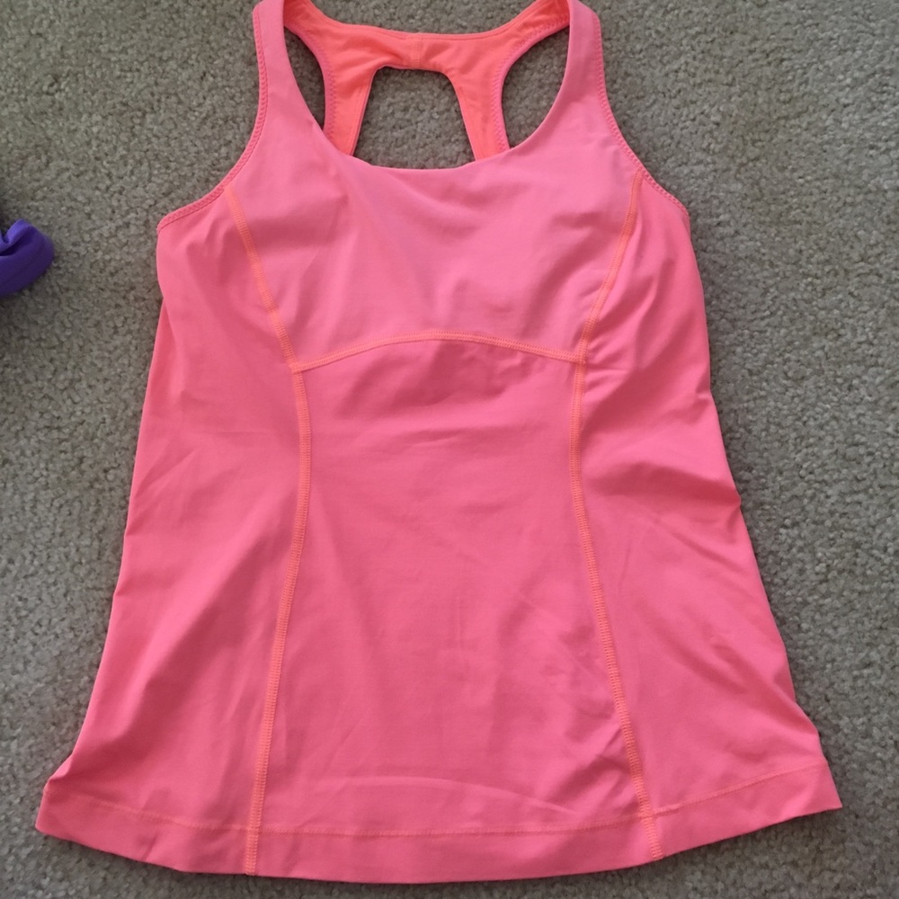Lululemon coral racer back tank top