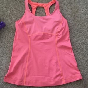 Lululemon coral racer back tank top