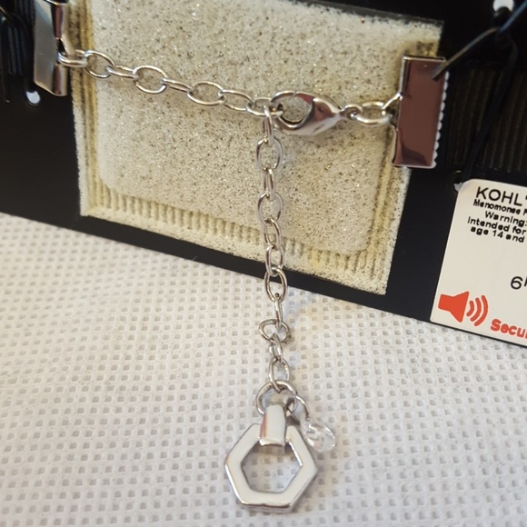 New Vera wang black & blue crystal ribbon choker - Picture 4 of 4