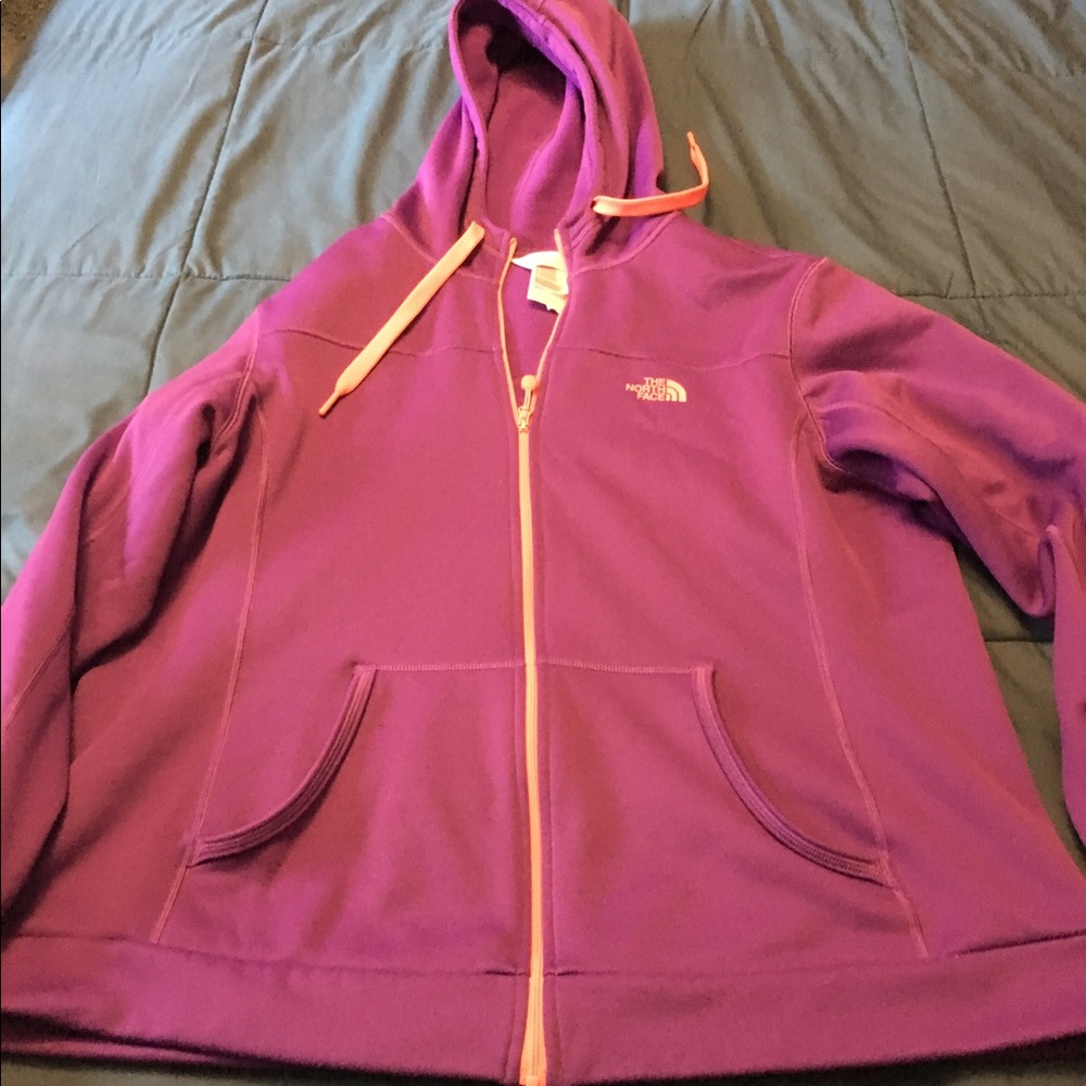 Purple Northface jacket