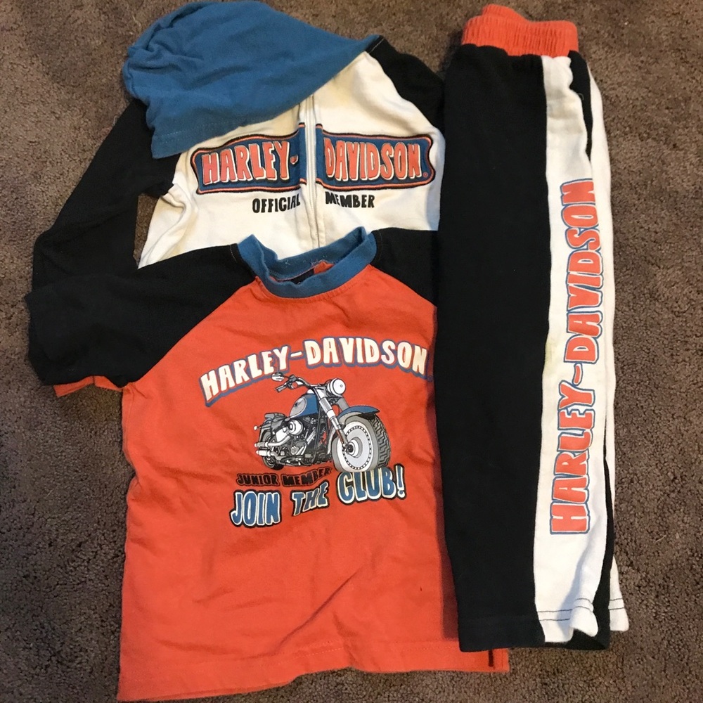Boys Harley Davidson outfit