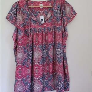 GAP Boho peasant blouse