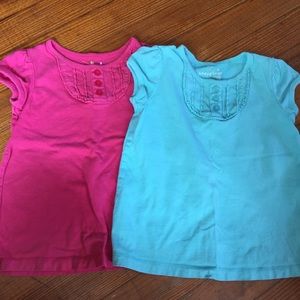 TWO BASIC TODDLER TOPS 🌺