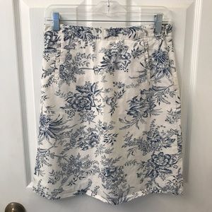 J. Crew Printed Skirt