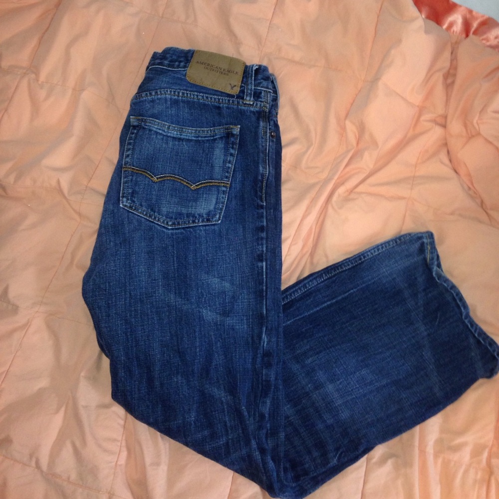 Mens American Eagle Original Bootcut Jeans.