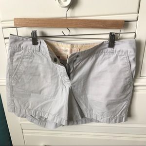 Jcrew khaki shorts. Great for golf.