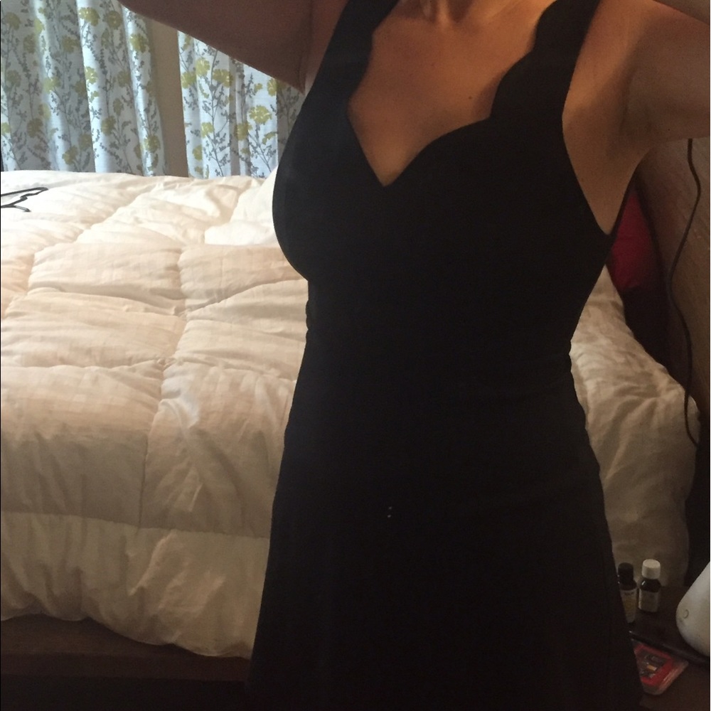 Willy Jay's scallop neckline dress