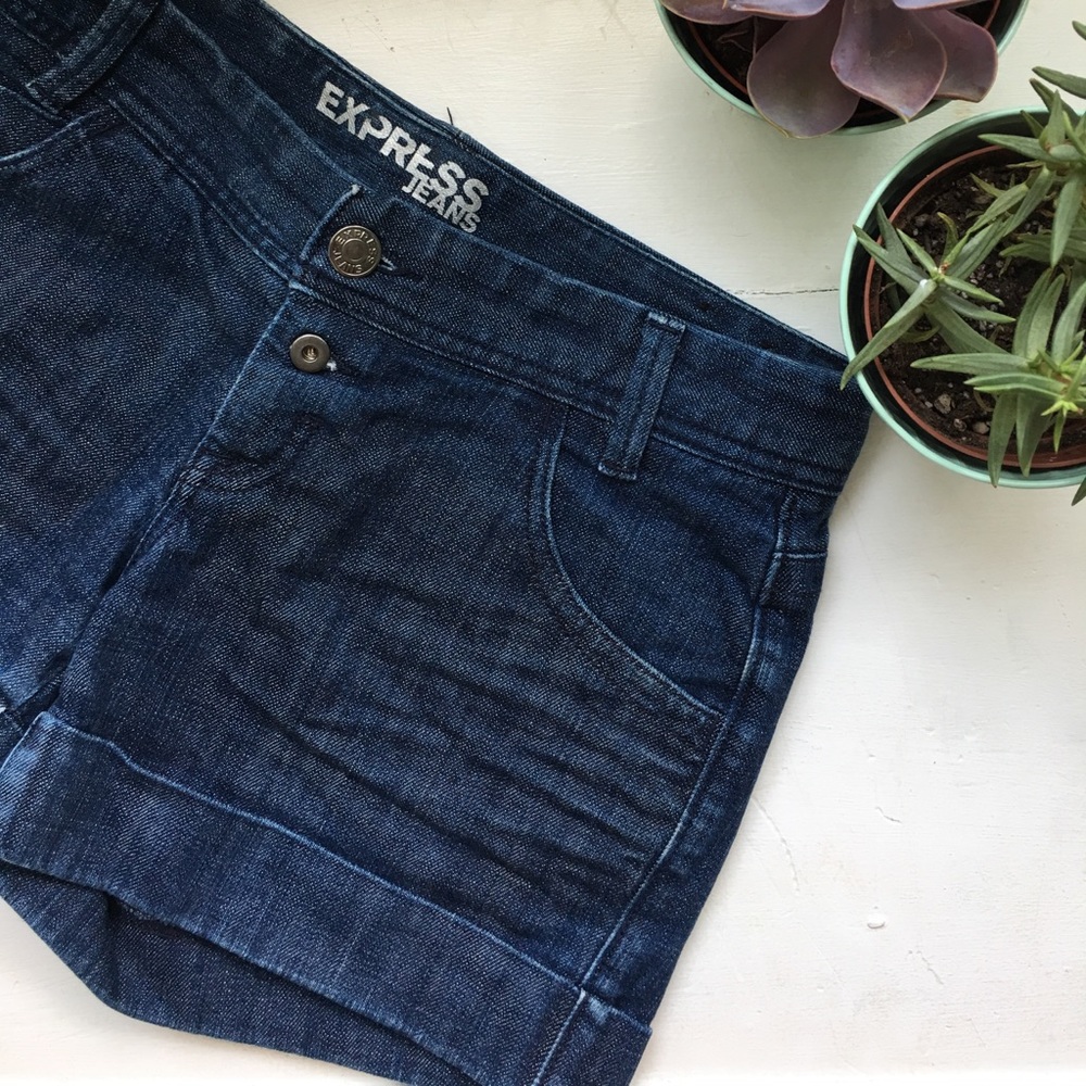 Express jean shorts