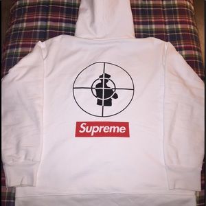 FW06 Supreme x Public Enemy full zip white *XXL*