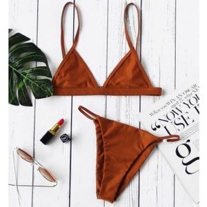 Rust bikini set BNWT! Super cute