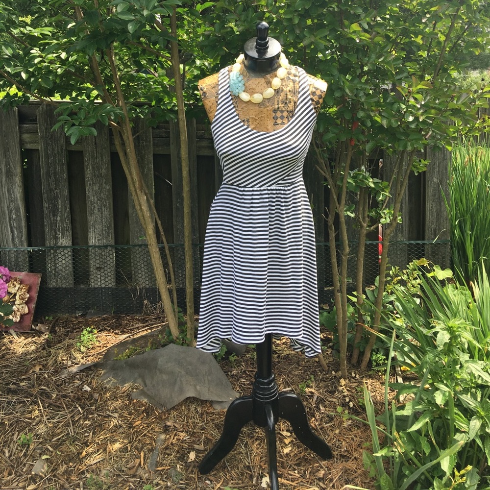 Francesca's Asymmetrical summer tank dress