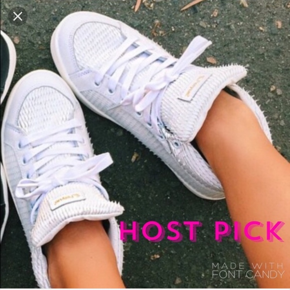 Brand new white kicks high top