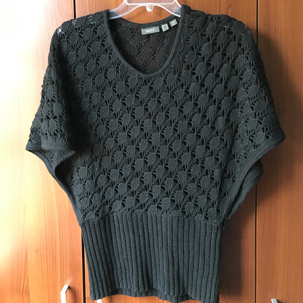 MEXX black crochet sweater