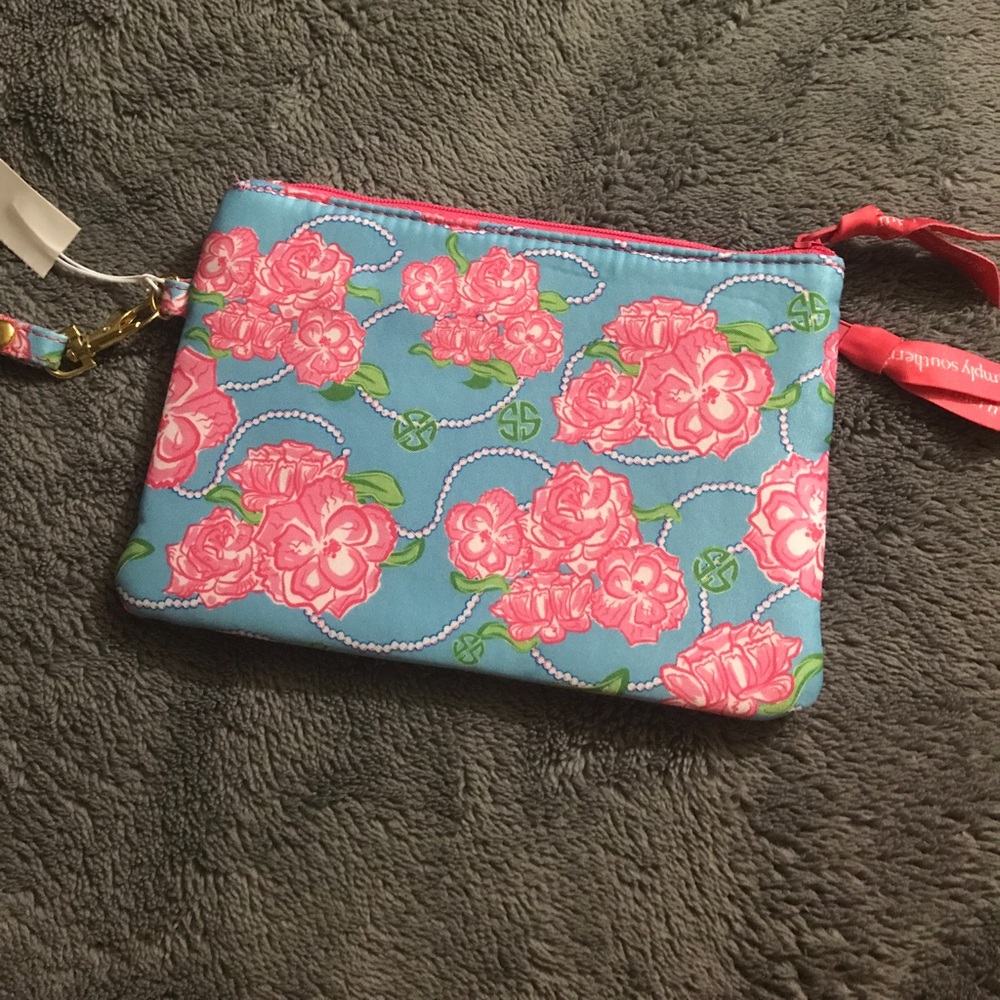 Simply Southern Phone Wristlet - Roses