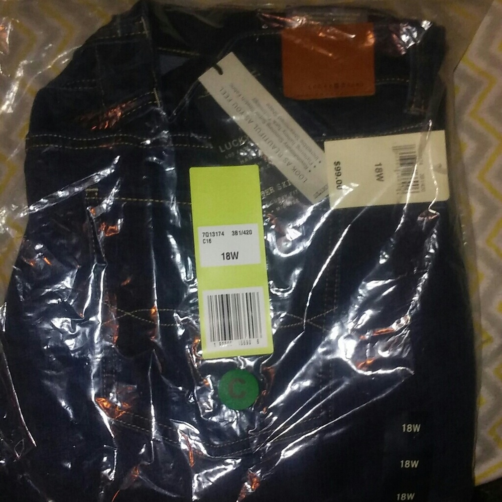 18w Lucky Brand Skinny Jeans