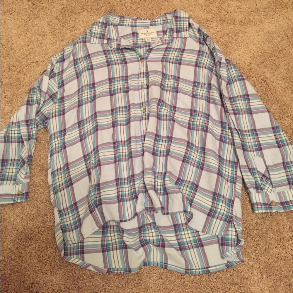 Plaid American Eagle Flannel size XS