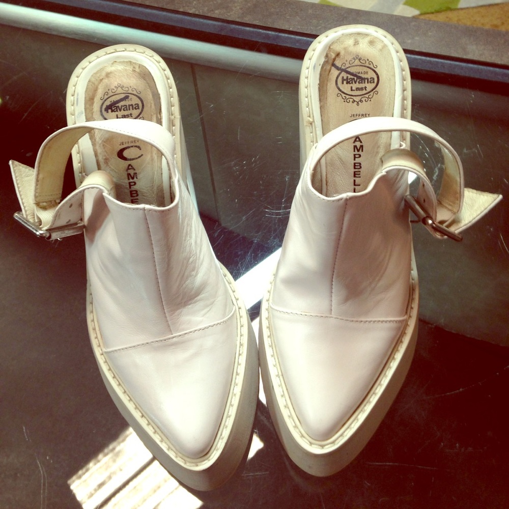 Jeffrey Campbell White Heels