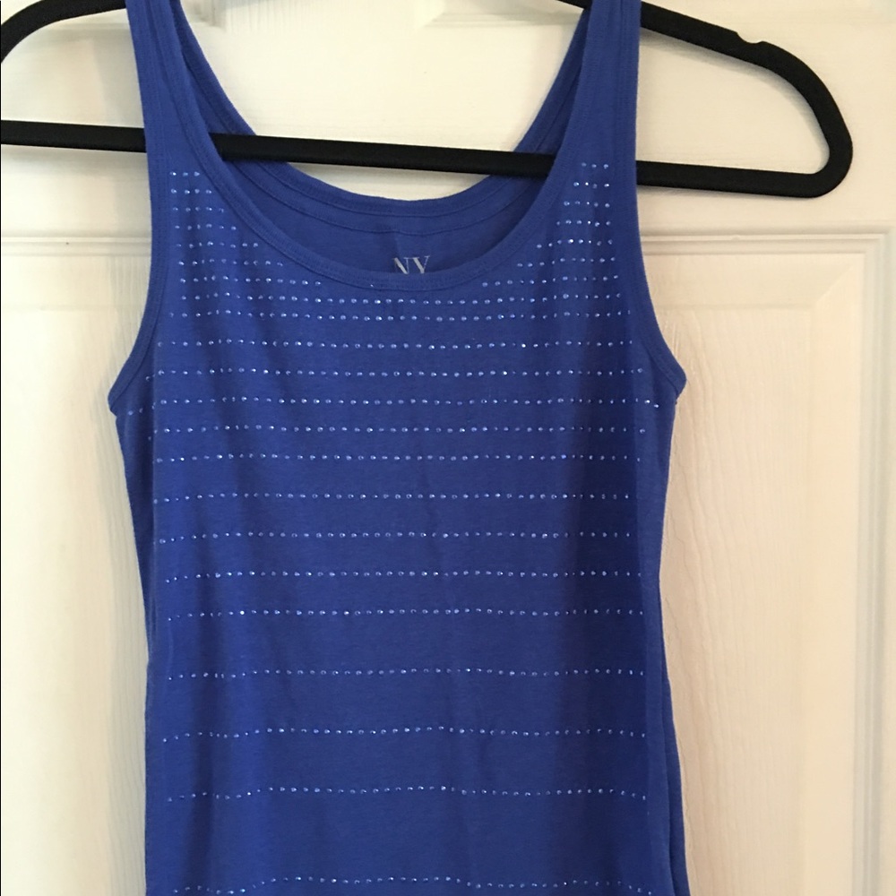 Gemmed tank top