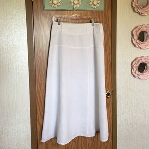 White skirt