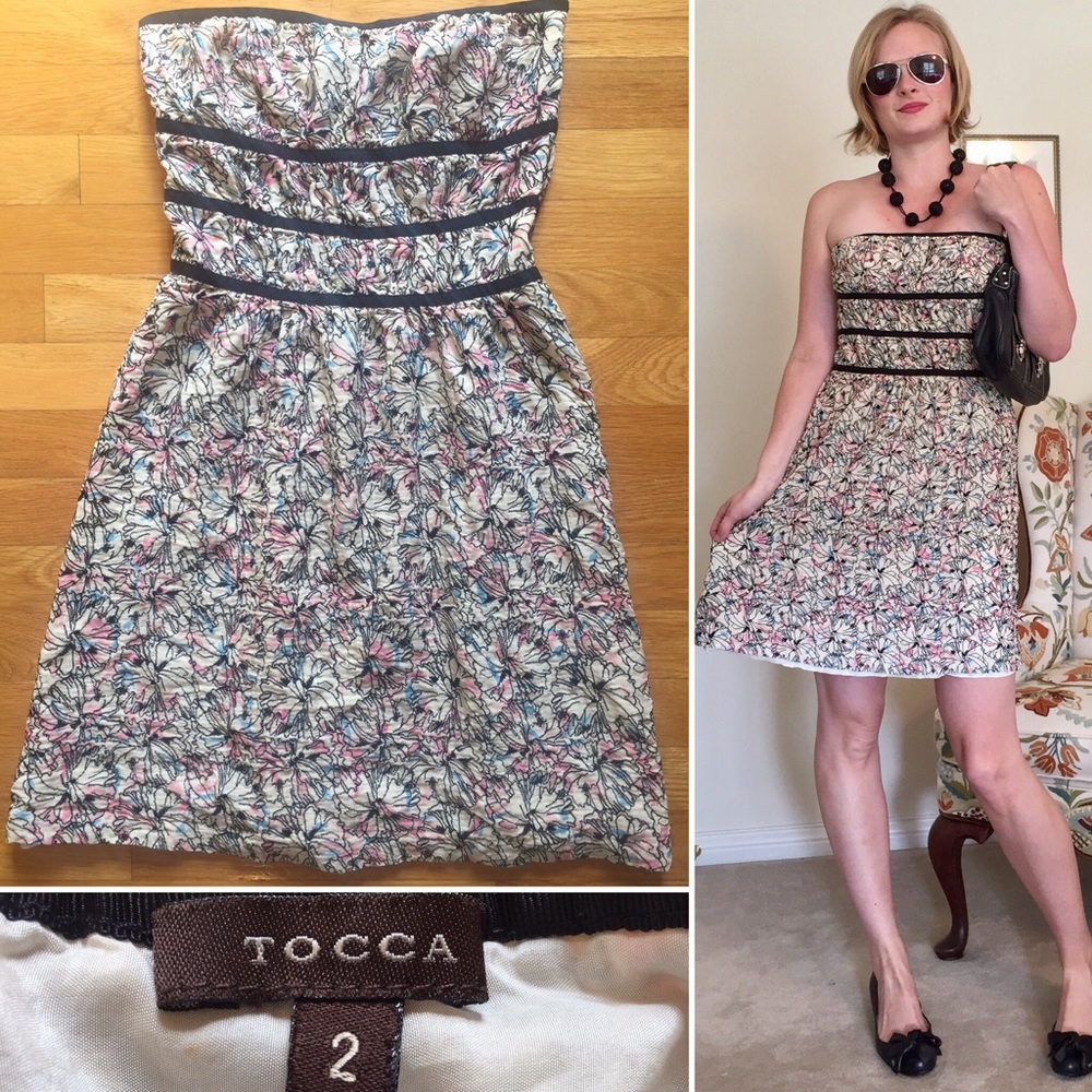 Anthropologie Tocca Silk Dress Size 2