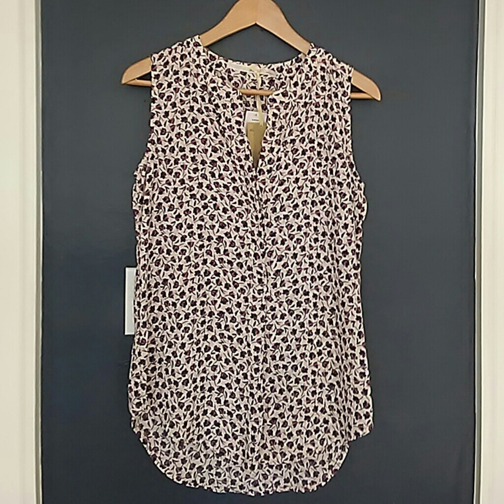 NWT Gibson sleeveless blouse