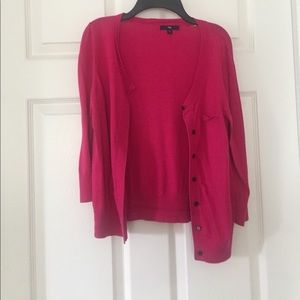 Hot pink cardigan