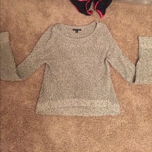 Grey knit sweater