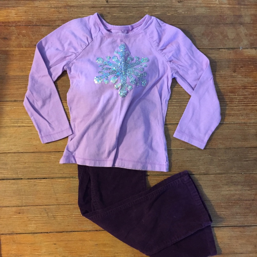 purple winter outfit 🦄