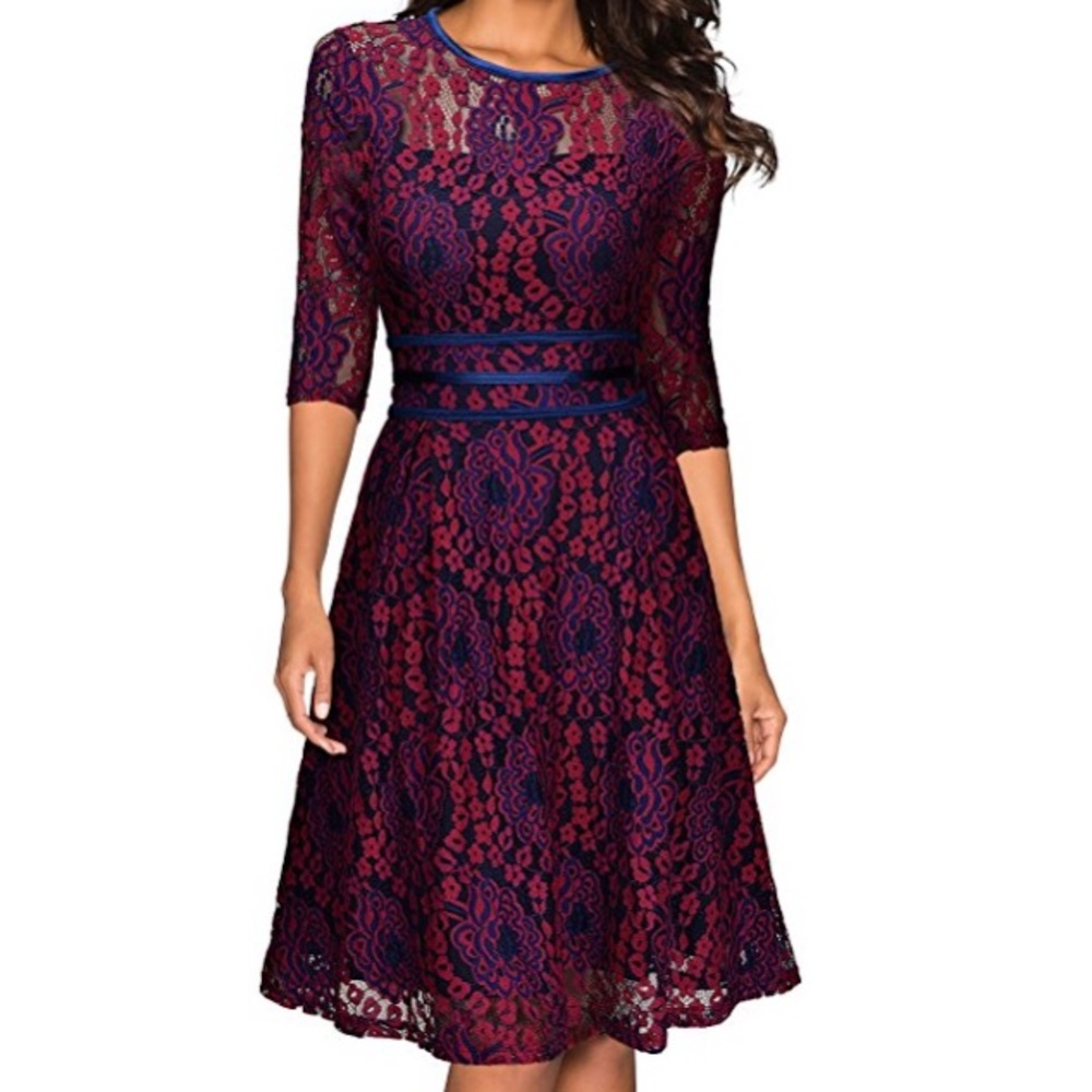 Lace Mesh Dress
