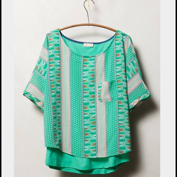 Anthropologie Tops - Anthropologie Zane Layered Tee