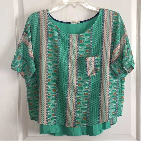 Anthropologie Zane Layered Tee - Picture 2 of 5