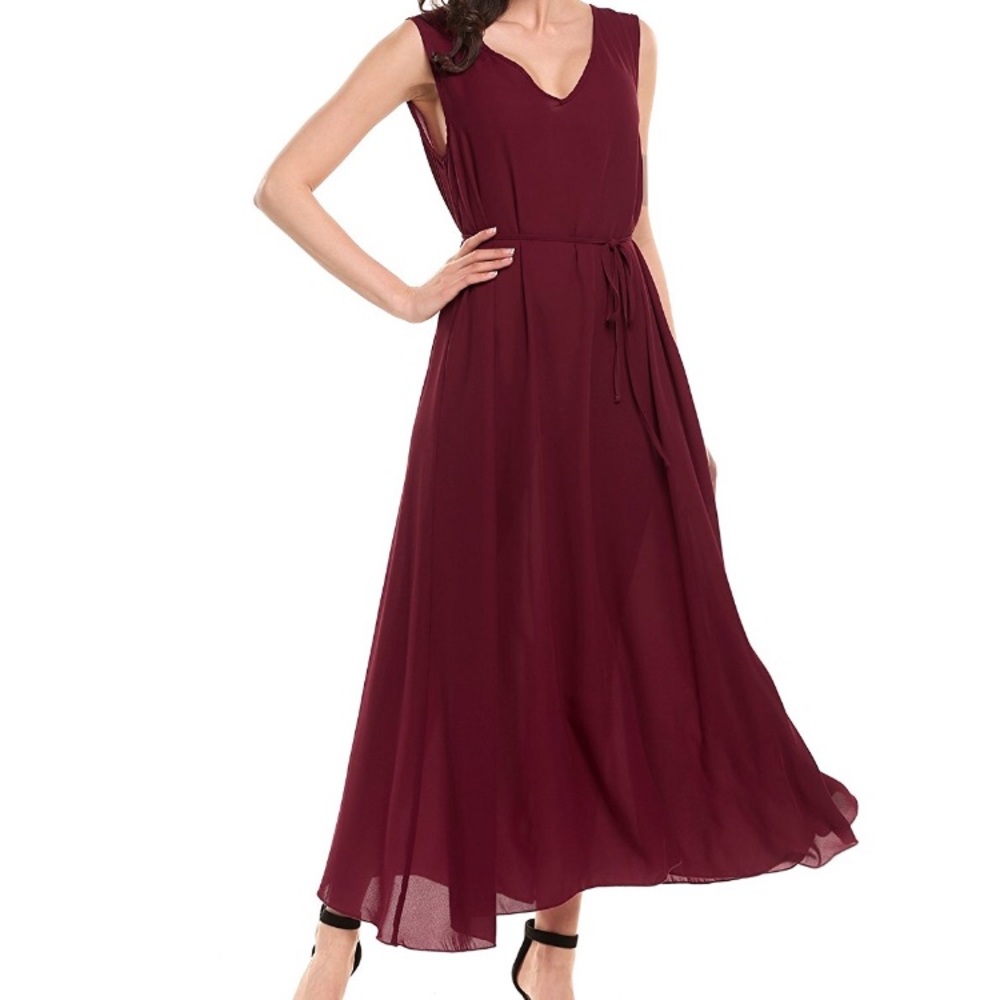 Loose Red Dress