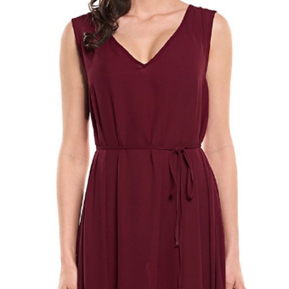 Loose Red Dress - Picture 2 of 3