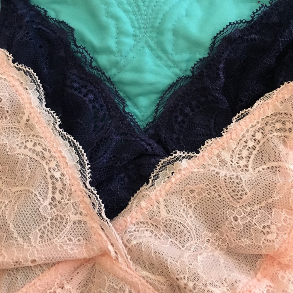NWT Laura Ashley TWO PACK Lace Bralette - Picture 5 of 5