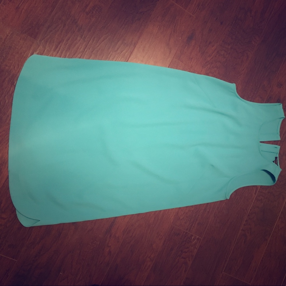 Ann Taylor turquoise shift dress