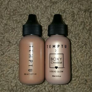 Temptu liquid bronzer and liquid glow