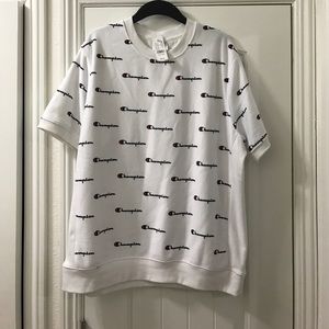 Champion men's sweater short sleeve