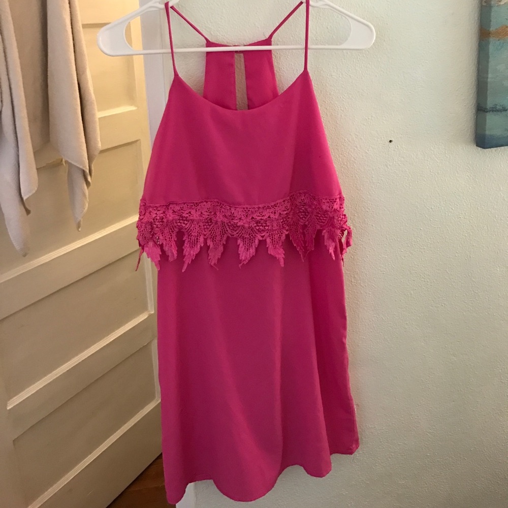 Pink dress