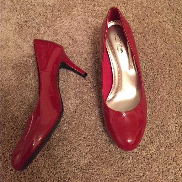 NEW 2in red heels - Picture 2 of 2