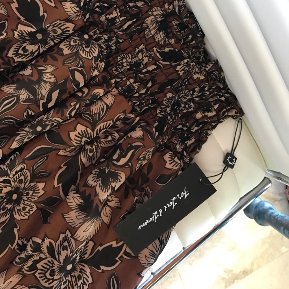 For love and lemons mini skirt nwt - Pom trim
