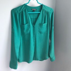 Express women's long sleeve blouse