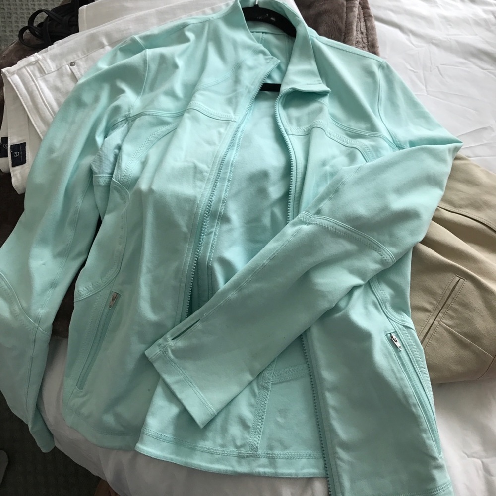 Light blue lululemon jacket