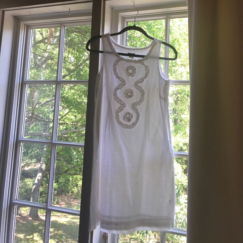 J. Crew White Sundress