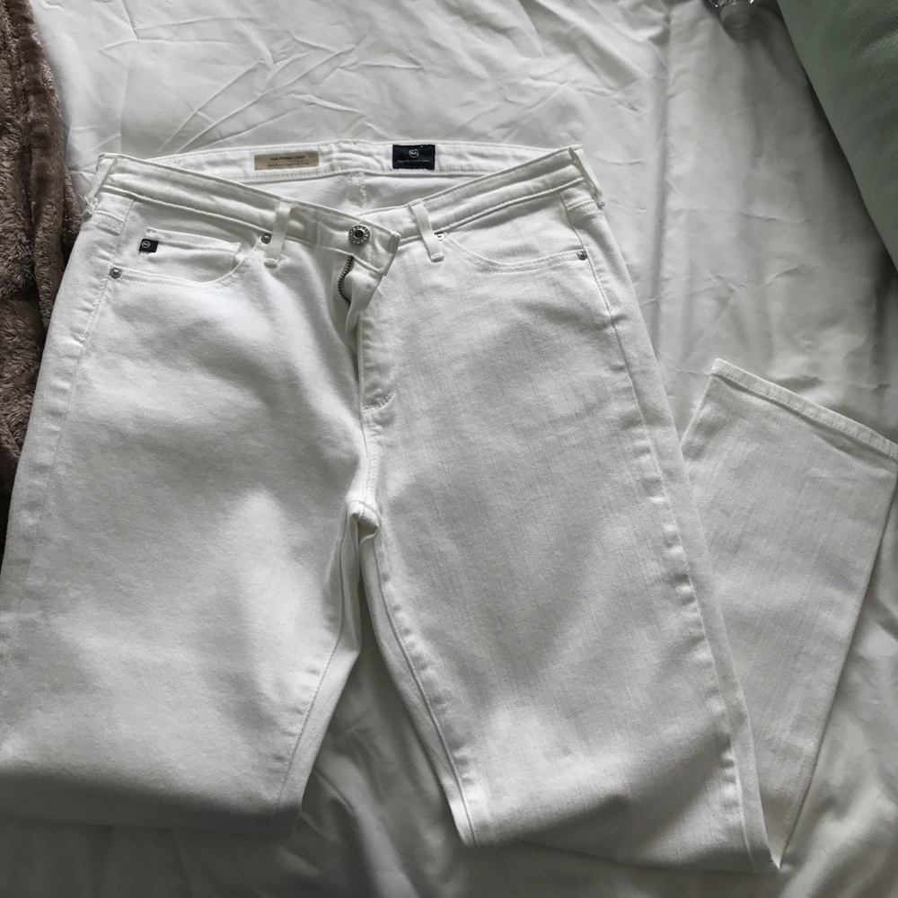 AG White Jeans "The Prima Crop"