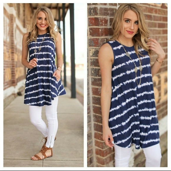 Infinity Raine Tops - RESERVED💥LAST 1 SALE 💫 Striped Tunic Dress